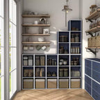 24/7 Shop At Home Libreria Moderna Modulare e Impilabile a 3 Cubi Silkpath da 35,3"
