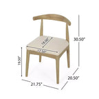 Christopher Knight Home Set di 2 sedie da pranzo Cortina