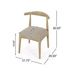 Christopher Knight Home Set di 2 sedie da pranzo Cortina