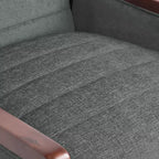Christopher Knight Home Poltrona reclinabile reclinabile Anaura Channel Stitch Pushback
