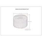 WyndenHall Mattise Pouf Rotondo