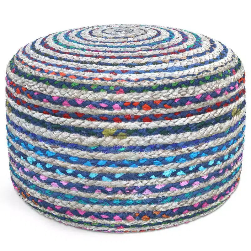WyndenHall Mattise Round Pouf