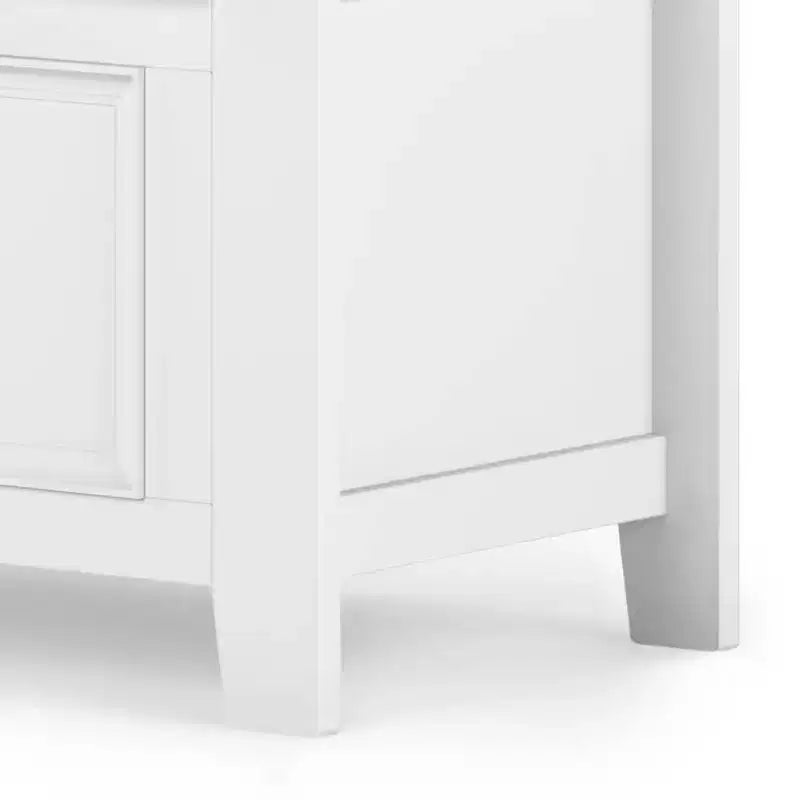 Panca contenitore da ingresso in legno massello Wyndenhall 36 Halifax Transitional