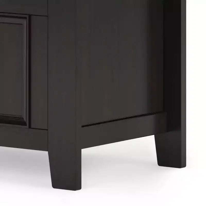 Panca contenitore da ingresso in legno massello Wyndenhall 36 Halifax Transitional