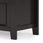 Panca contenitore da ingresso in legno massello Wyndenhall 36 Halifax Transitional