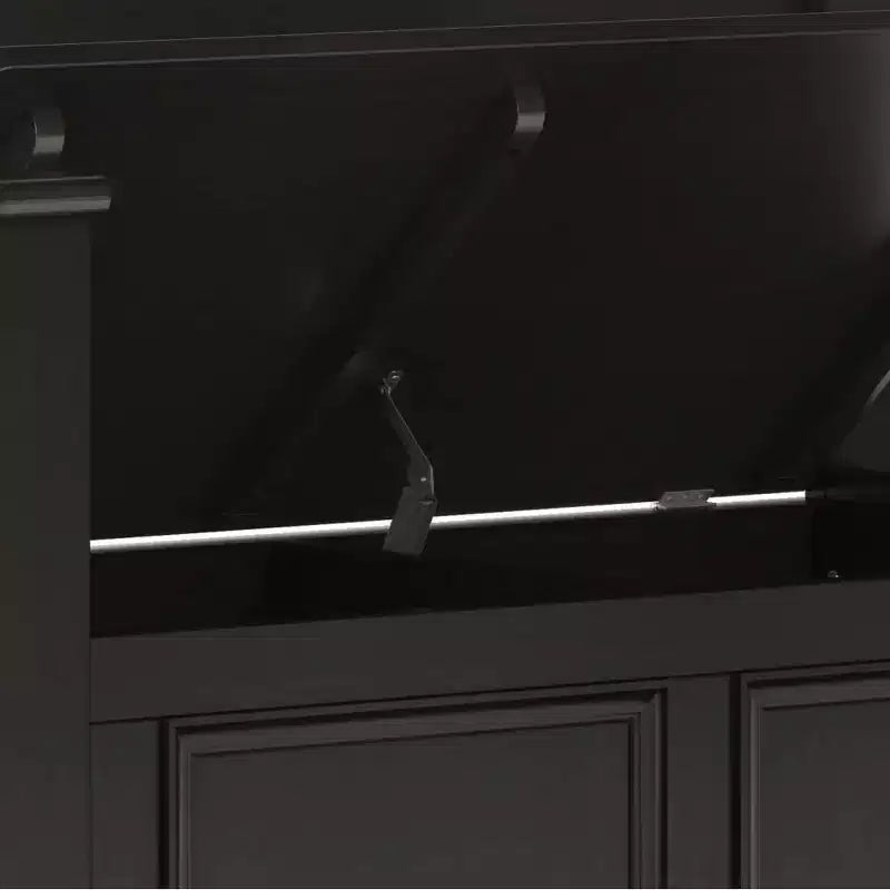Panca contenitore da ingresso in legno massello Wyndenhall 36 Halifax Transitional
