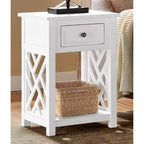 Tavolino da salotto Alaterre Furniture Middlebury in legno con ripiano portaoggetti