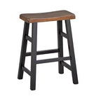 Set da pranzo Buylateral Galena a 4 pezzi in legno massello compatto ad altezza bancone
