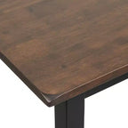 Set da pranzo Buylateral Galena a 4 pezzi in legno massello compatto ad altezza bancone