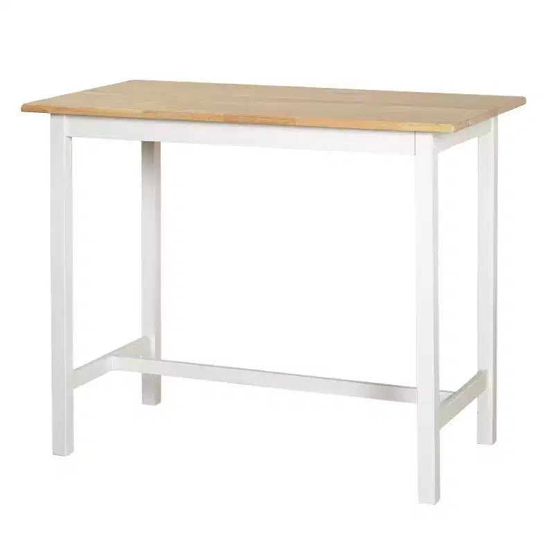 Set da pranzo Buylateral Galena a 4 pezzi in legno massello compatto ad altezza bancone