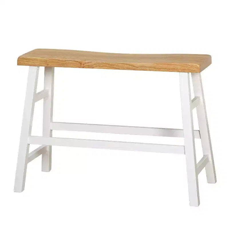 Set da pranzo Buylateral Galena a 4 pezzi in legno massello compatto ad altezza bancone