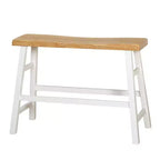 Set da pranzo Buylateral Galena a 4 pezzi in legno massello compatto ad altezza bancone