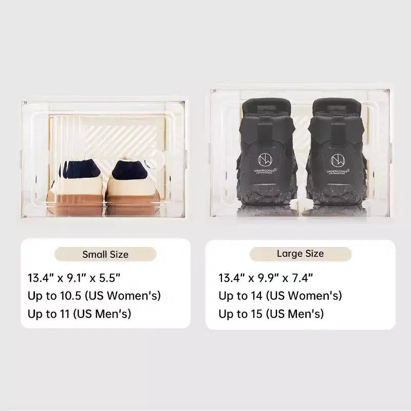 VUSIGN 12pz Scatola per scarpe impilabile