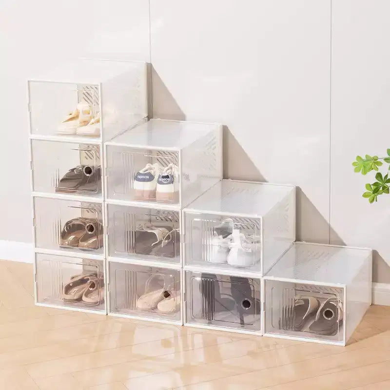 VUSIGN 12pz Scatola per scarpe impilabile