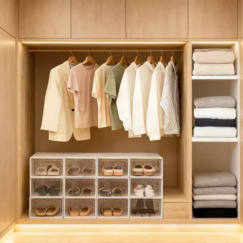 VUSIGN 12pz Scatola per scarpe impilabile