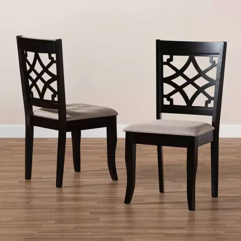 Set di 2 sedie da pranzo - Baxton Studio