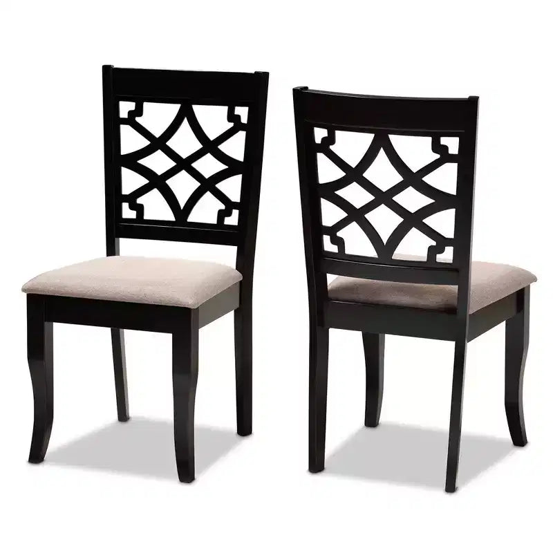 Set di 2 sedie da pranzo - Baxton Studio