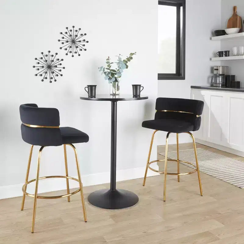 Set di 2 sgabelli da bar Cinch-Claire altezza bancone - LumiSource