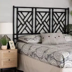 bali & pari Karavo Testata Letto Matrimoniale Indipendente in Rattan