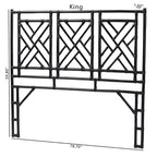 bali & pari Karavo Rattan Queen Size Standalone Headboard