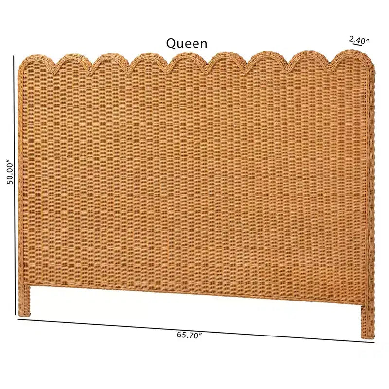 bali & pari Maritza Testata in Rattan Pitrit Scalloped Indipendente