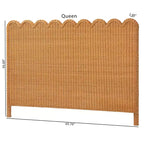 bali & pari Maritza Testata in Rattan Pitrit Scalloped Indipendente