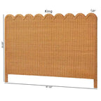 bali & pari Maritza Testata in Rattan Pitrit Scalloped Indipendente