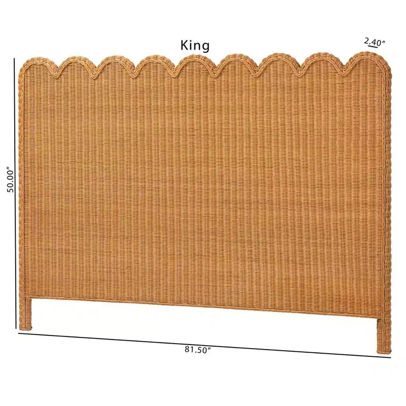 bali & pari Maritza Testata in Rattan Pitrit Scalloped Indipendente
