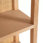 Kate & Laurel All Things Decor 30 Scaffale da parete in rattan/legno Ori