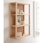Kate & Laurel All Things Decor 30 Scaffale da parete in rattan/legno Ori