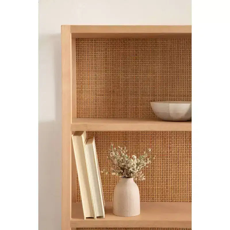 Kate & Laurel All Things Decor 30 Scaffale da parete in rattan/legno Ori