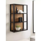 Kate & Laurel All Things Decor 30 Scaffale da parete in rattan/legno Ori