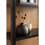 Kate & Laurel All Things Decor 30 Scaffale da parete in rattan/legno Ori