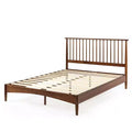 Linda Wood Platform Bed Frame Brown - Zinus