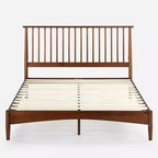 Zinus Linda Wood Platform Bed Frame Marrone