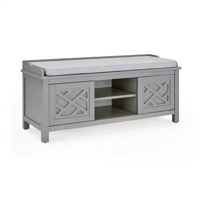 Panca contenitore Middlebury da 45" con cuscino - Alaterre Furniture