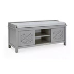 Panca contenitore Middlebury da 45" con cuscino - Alaterre Furniture