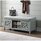 Panca contenitore Middlebury da 45" con cuscino - Alaterre Furniture