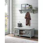 Panca contenitore Middlebury da 45" con cuscino - Alaterre Furniture