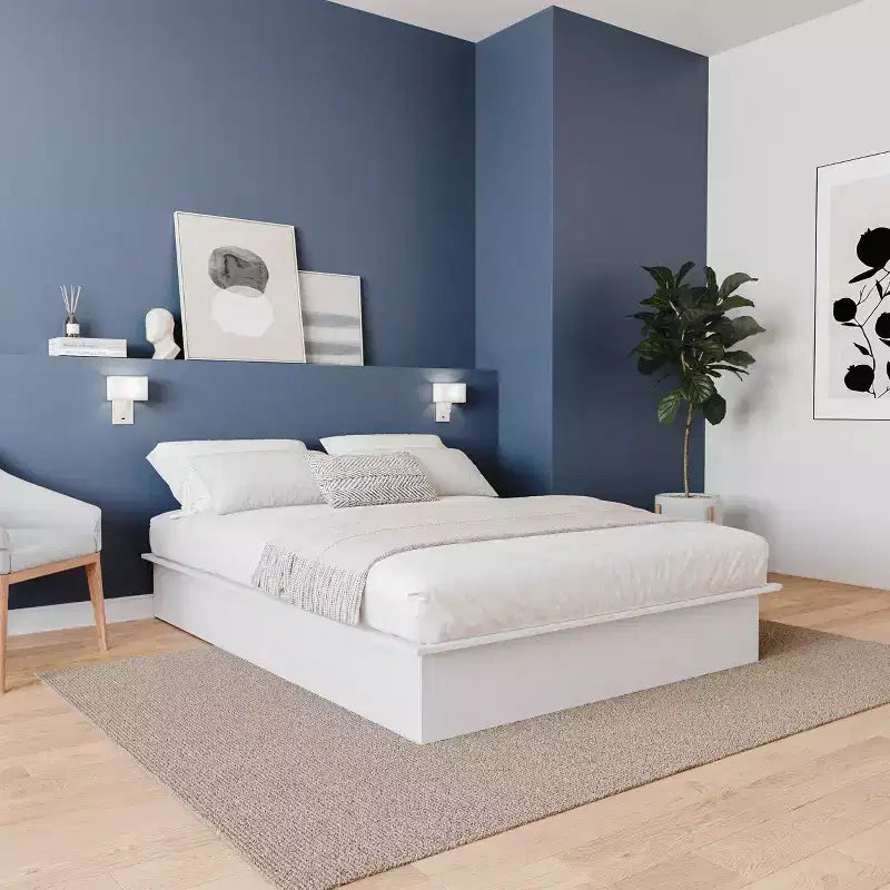 Letto a piattaforma Nexera Queen Valere, nessuna rete a molle richiesta