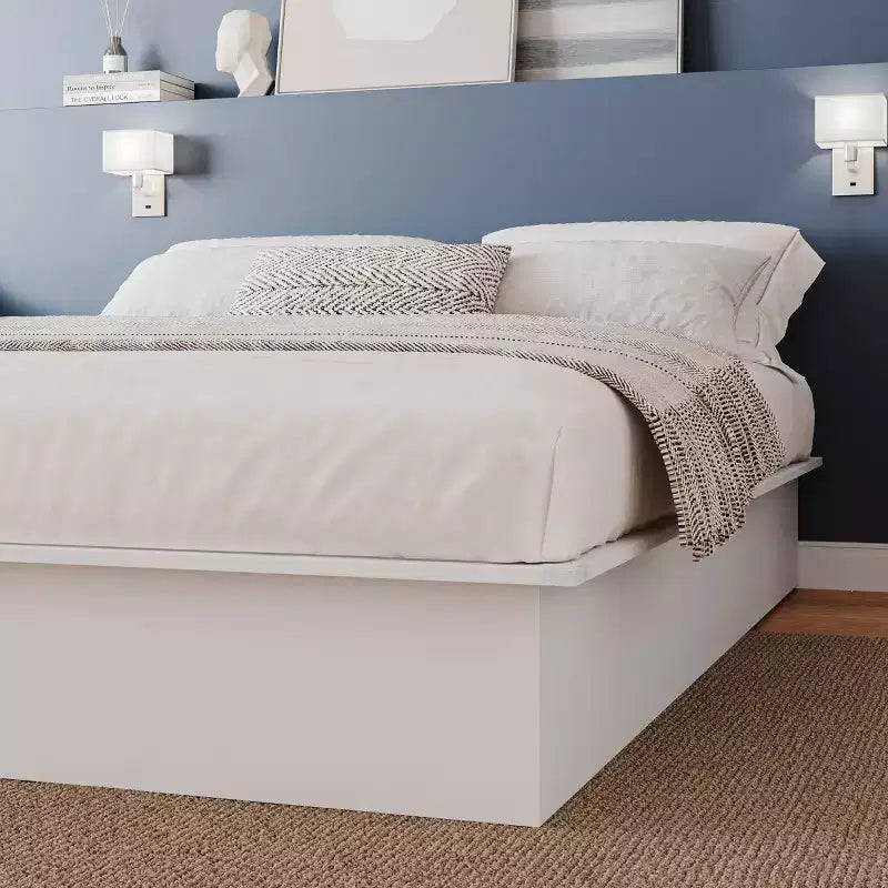 Letto a piattaforma Nexera Queen Valere, nessuna rete a molle richiesta