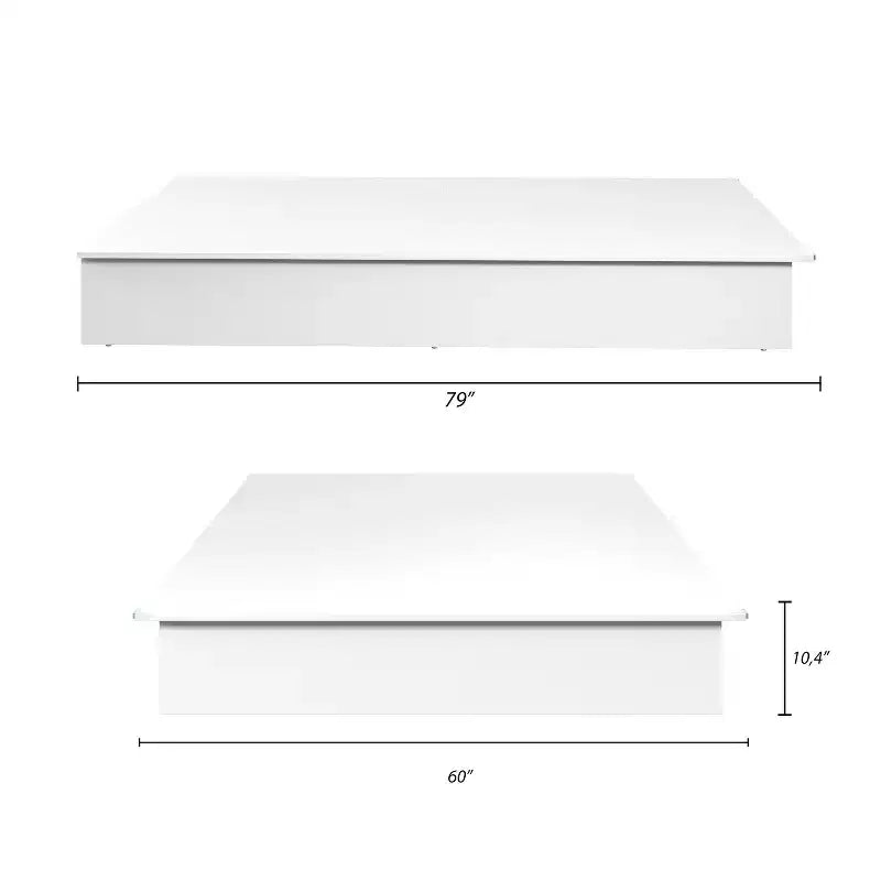 Letto a piattaforma Nexera Queen Valere, nessuna rete a molle richiesta