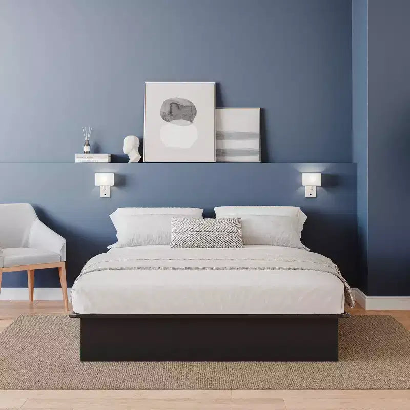 Letto a piattaforma Nexera Queen Valere, nessuna rete a molle richiesta