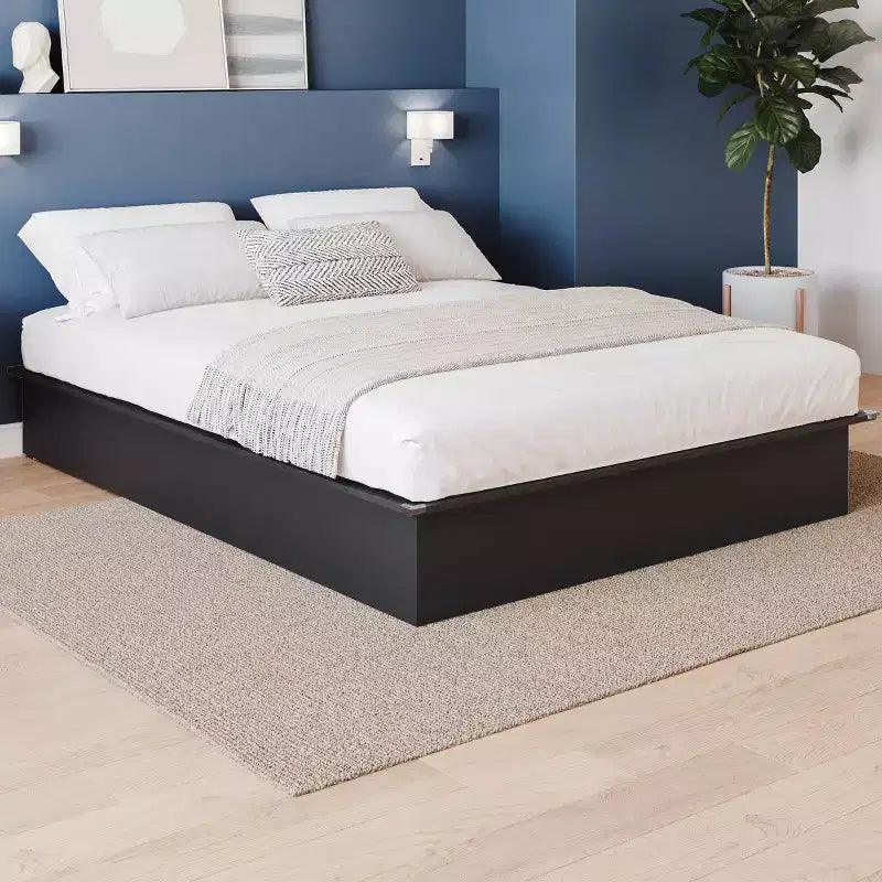 Letto a piattaforma Nexera Queen Valere, nessuna rete a molle richiesta
