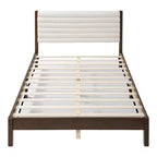 HOMES: Inside + Out Letto a piattaforma Queen Belna con rivestimento in bouclé