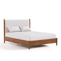 HOMES: Inside + Out Riverstone Mid-Century Modern Platform Bed with Headboard Boucle