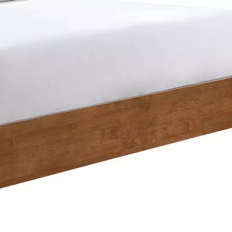 HOMES: Inside + Out Letto a Piattaforma Moderno di Metà Secolo Riverstone con Testiera Boucle