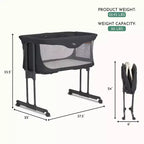 Evolur Kinsley Culla Portatile Pieghevole