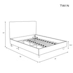 Skyline Furniture Letto a piattaforma
