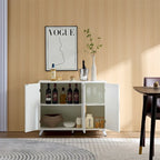 Credenza/Madia con 3 Ante e Ripiani Rimovibili